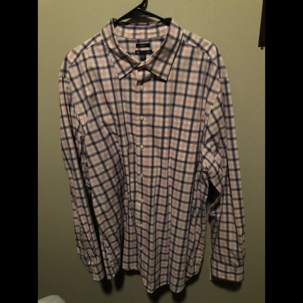 Pink and Purple Pastel Button Down